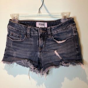 Vs pink denim shorts